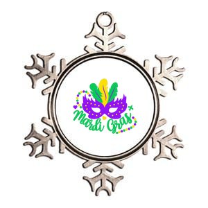 Princess Masquerade Mask Mardi Gras Cute Gift Metallic Star Ornament