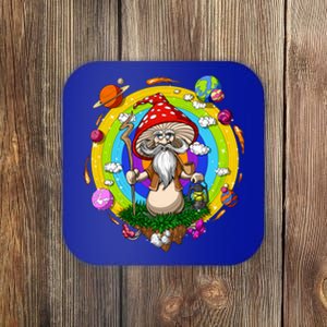 Psychedelic Magic Mushroom Buddha Yoga Meditation Spiritual Cool Gift Coaster