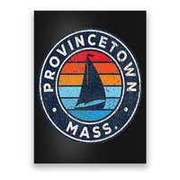 Provincetown Massachusetts Ma Vintage Sailboat Retro 70s Poster
