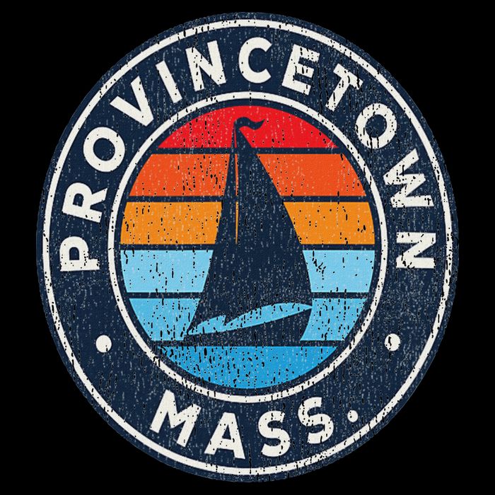 Provincetown Massachusetts Ma Vintage Sailboat Retro 70s Poster