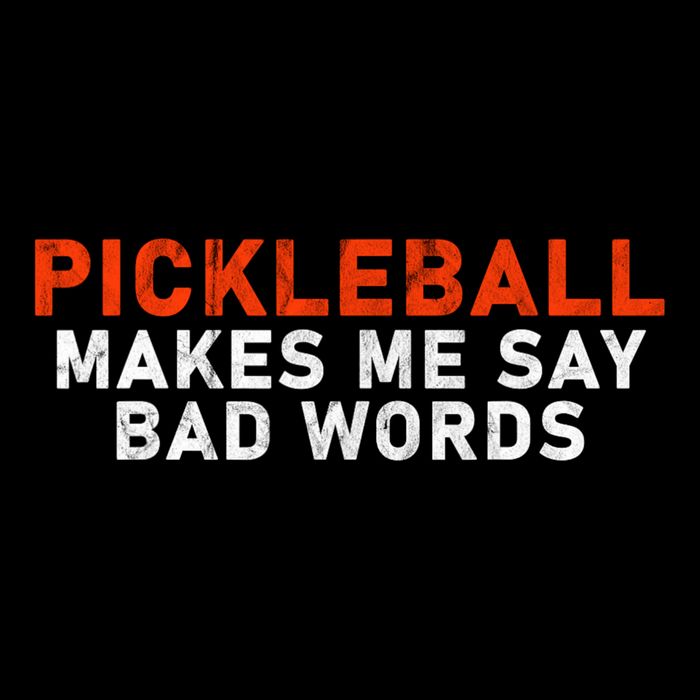 Pickleball Makes Me Say Bad Words Funny Pickleball Players Cooling Performance Crew T-Shirt