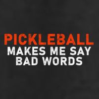 Pickleball Makes Me Say Bad Words Funny Pickleball Players Adult Drive Performance Visor