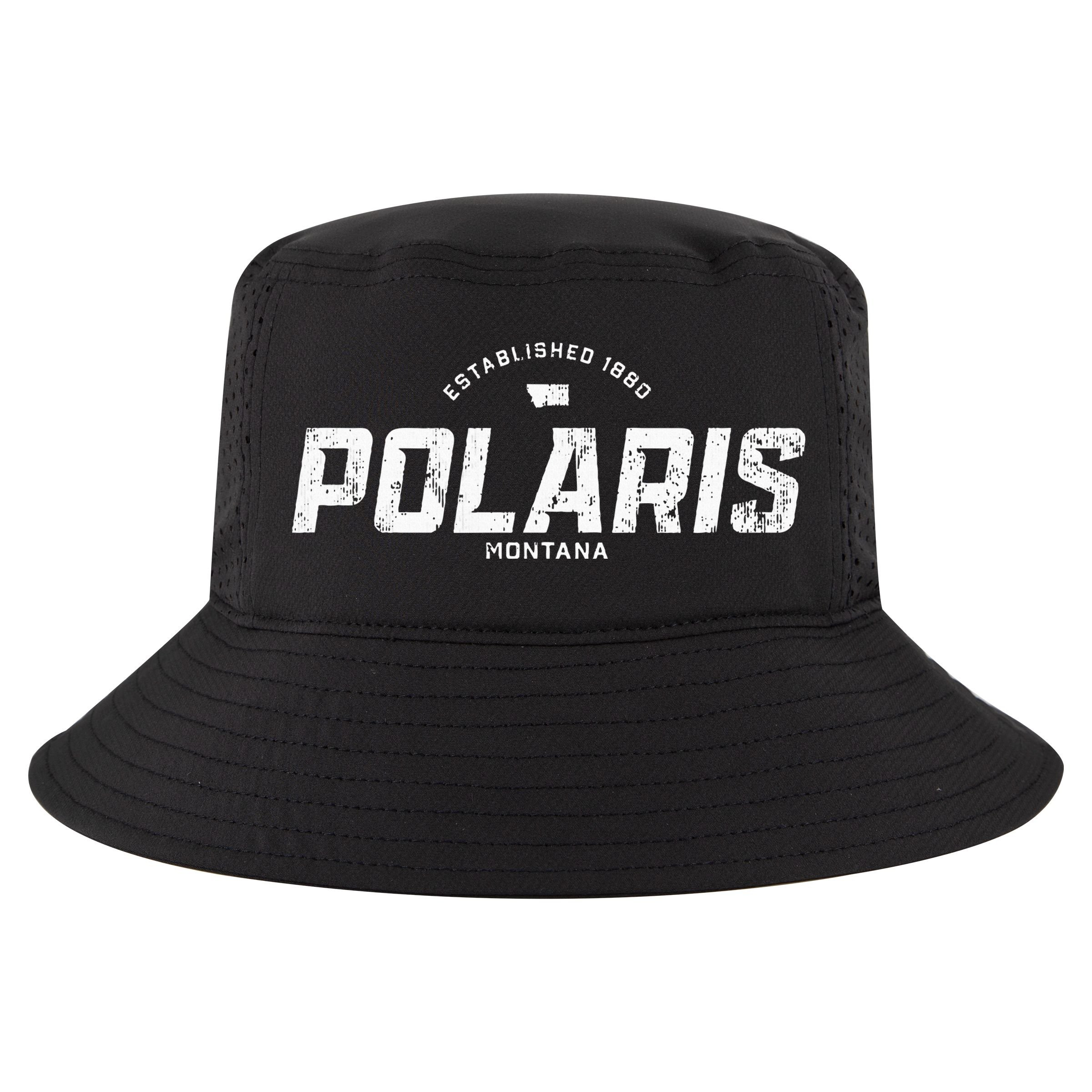 Polaris Montana Mt Vintage Athletic Sports Logo Cool Comfort Performance Bucket Hat