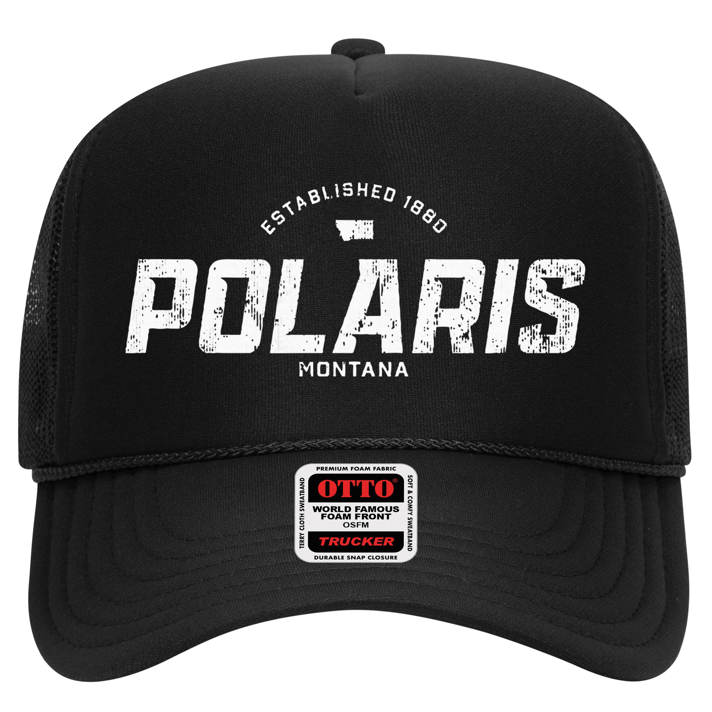 Polaris Montana Mt Vintage Athletic Sports Logo Hat