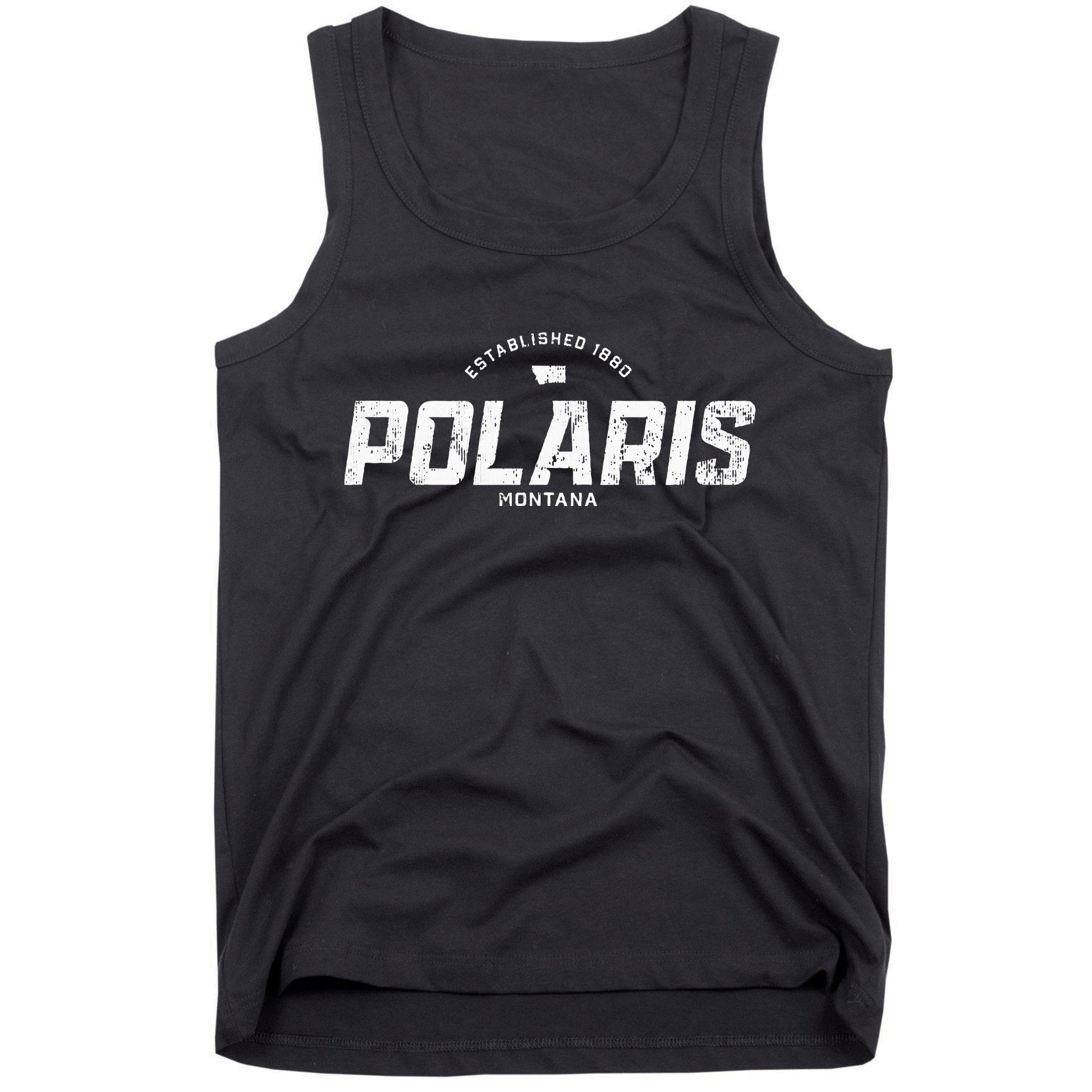 Polaris Montana Mt Vintage Athletic Sports Logo Tank Top