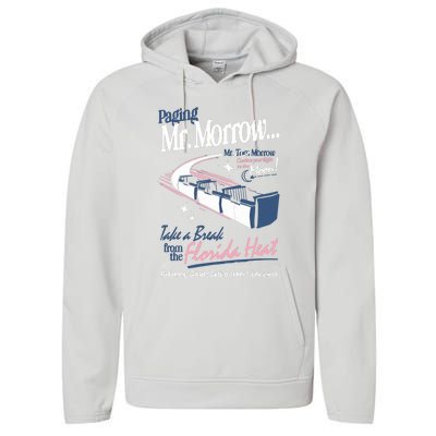 Paging Mr. Morrow Performance Fleece Hoodie