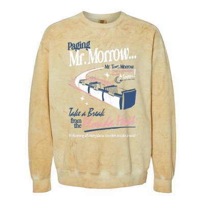 Paging Mr. Morrow Colorblast Crewneck Sweatshirt