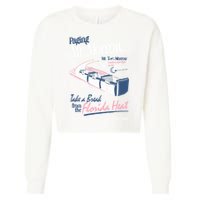 Paging Mr. Morrow Cropped Pullover Crew