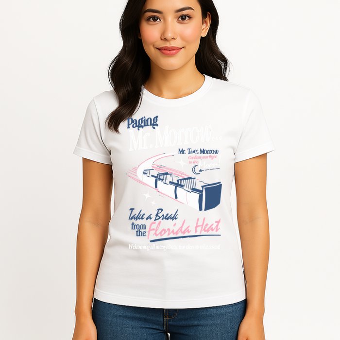 Paging Mr. Morrow Womens T-Shirt