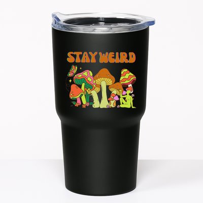 Psychedelic Magic Mushrooms Retro Vintage Stay Weird Tumbler