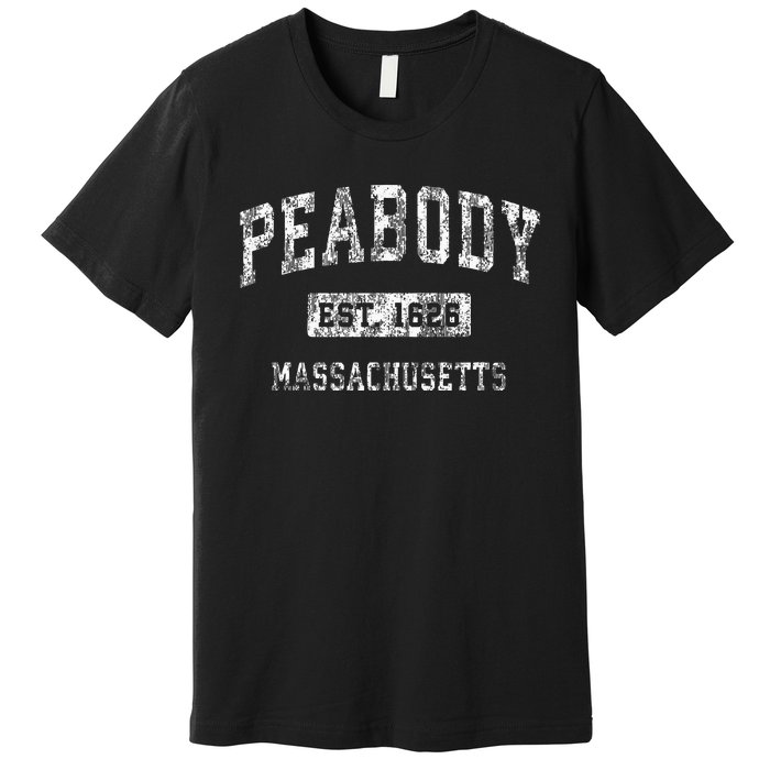 Peabody Massachusetts Ma Vintage Established Sports Premium T-Shirt