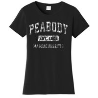 Peabody Massachusetts Ma Vintage Established Sports Women's T-Shirt