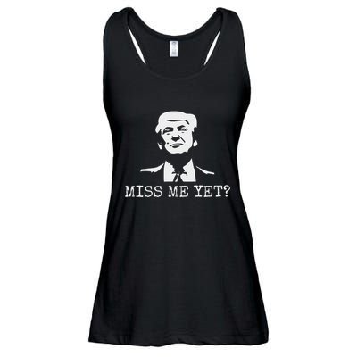 Political Miss Me Yet Donald Trump 45th President Trump Ladies Essential Flowy Tank