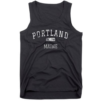 Portland Maine Me Vintage Tank Top