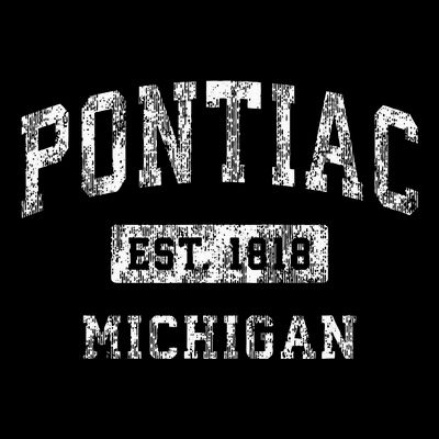 Pontiac Michigan Mi Vintage Established Sports T-Shirt