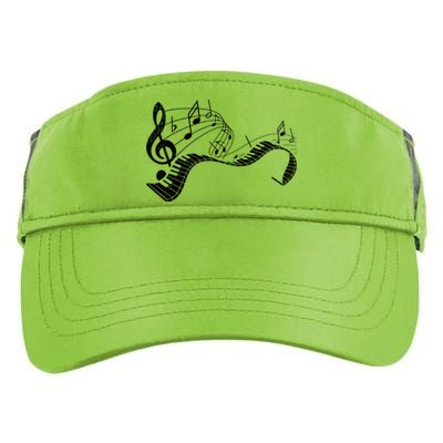 Pianist Music Notes Treble Clef Piano Player Keyboard Piano Adult Drive Performance Visor