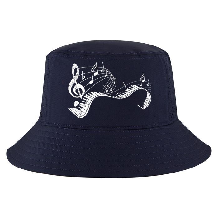 Pianist Music Notes Treble Clef Piano Player Keyboard Piano Cool Comfort Performance Bucket Hat