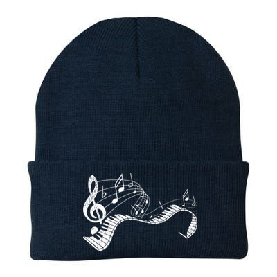 Pianist Music Notes Treble Clef Piano Player Keyboard Piano Knit Cap Winter Beanie