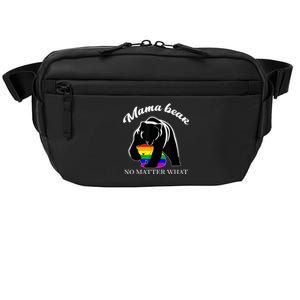 Proud Mom No Matter What LGBTQ LGBT Mom Pride Mama Bear Crossbody Pack