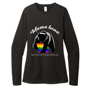 Proud Mom No Matter What LGBTQ LGBT Mom Pride Mama Bear Womens CVC Long Sleeve Shirt