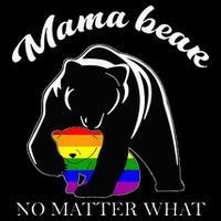 Proud Mom No Matter What LGBTQ LGBT Mom Pride Mama Bear Toddler T-Shirt
