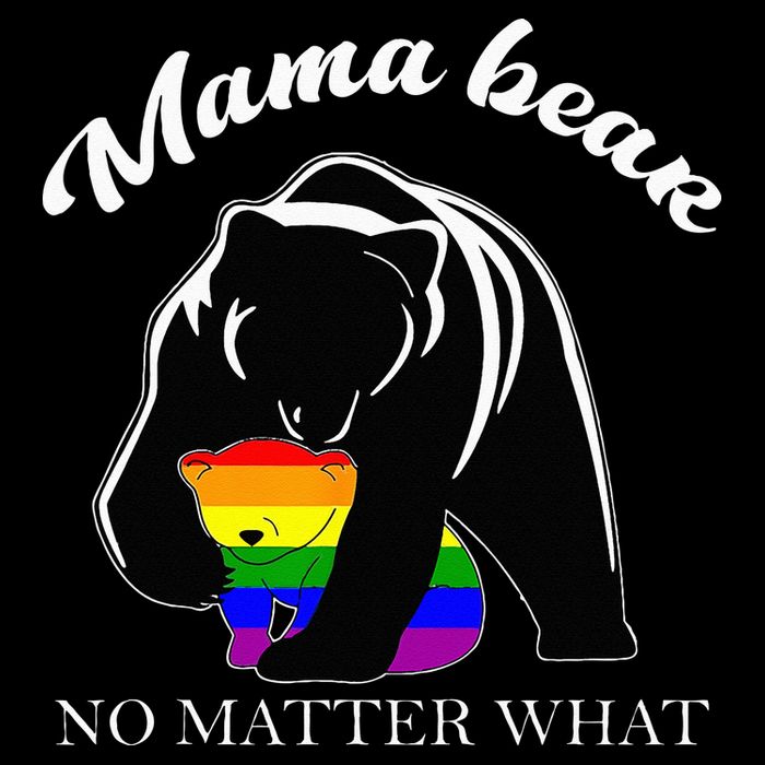 Proud Mom No Matter What LGBTQ LGBT Mom Pride Mama Bear Toddler T-Shirt