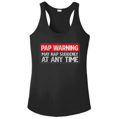 Pap May Nap Suddenly Pap Grandpa Pap Grandfather Ladies PosiCharge Competitor Racerback Tank