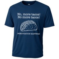 Punctuation Matters No More Tacos Teacher Grammar Outfits Cooling Performance Crew T-Shirt
