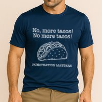 Punctuation Matters No More Tacos Teacher Grammar Outfits Cooling Performance Crew T-Shirt