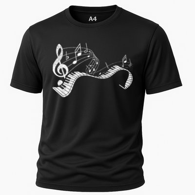 Pianist Music Notes Treble Clef Piano Player Keyboard Piano Performance Shirt