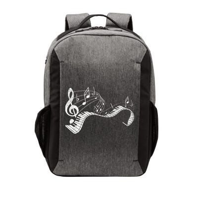 Pianist Music Notes Treble Clef Piano Player Keyboard Piano Vector Backpack