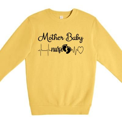 Postpartum Mother Nurse Mom Postpartum Nursing Gift Premium Crewneck Sweatshirt