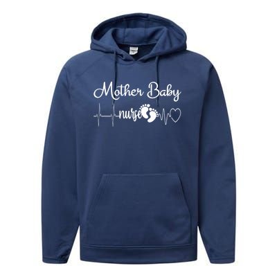 Postpartum Mother Nurse Mom Postpartum Nursing Gift Performance Fleece Hoodie