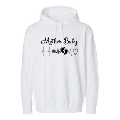 Postpartum Mother Nurse Mom Postpartum Nursing Gift Garment-Dyed Fleece Hoodie