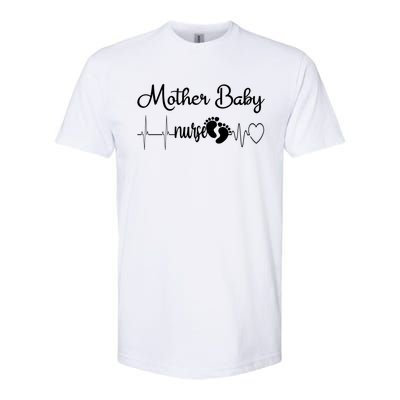 Postpartum Mother Nurse Mom Postpartum Nursing Gift Softstyle CVC T-Shirt