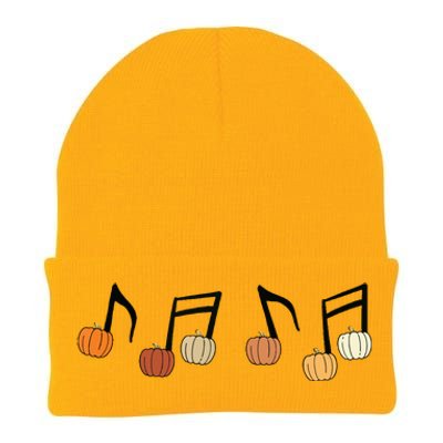 Pumpkin Music Note Fall Music Teacher Halloween Music Teacher Knit Cap Winter Beanie