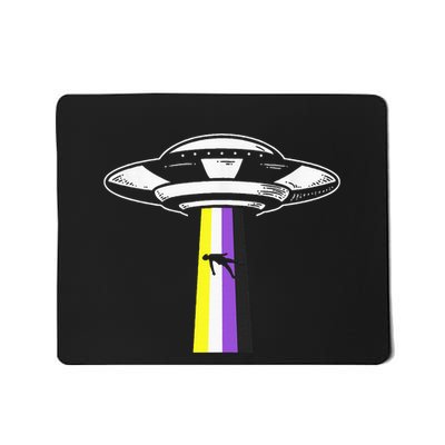 Pride Month Non Binary Flag Ufo Lgbtq Parade Mousepad