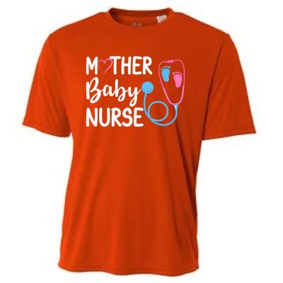 Postpartum Mother Nurse Mom Funny Nursing Students Gift Cooling Performance Crew T-Shirt