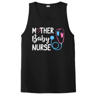 Postpartum Mother Nurse Mom Funny Nursing Students Gift PosiCharge Competitor Tank