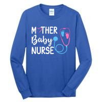 Postpartum Mother Nurse Mom Funny Nursing Students Gift Tall Long Sleeve T-Shirt