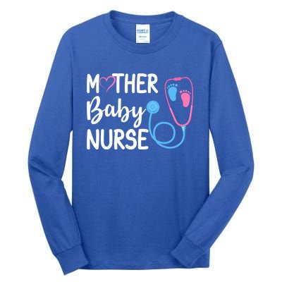 Postpartum Mother Nurse Mom Funny Nursing Students Gift Tall Long Sleeve T-Shirt