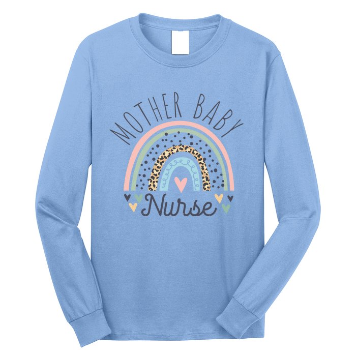 Postpartum Mother Nurse Mom Postpartum Nursing Funny Gift Long Sleeve Shirt