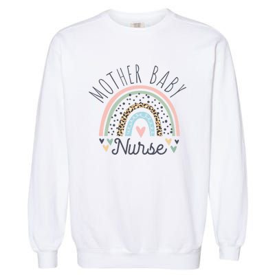 Postpartum Mother Nurse Mom Postpartum Nursing Funny Gift Garment-Dyed Sweatshirt