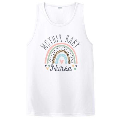 Postpartum Mother Nurse Mom Postpartum Nursing Funny Gift PosiCharge Competitor Tank