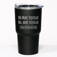Punctuation Matters No More Tequila Grammar Joke Tumbler