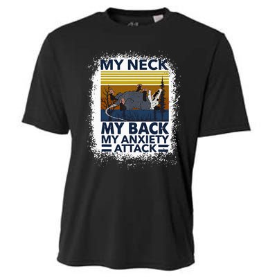 Possum My Neck My Back My Anxiety Attack Retro Opossums Cooling Performance Crew T-Shirt