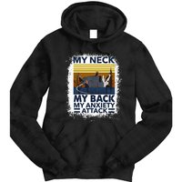 Possum My Neck My Back My Anxiety Attack Retro Opossums Tie Dye Hoodie