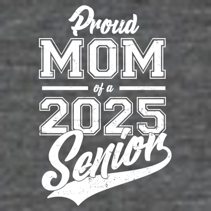 Proud Mom Of A 2025 Senior Grad Flatbill Hat