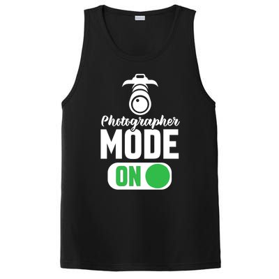 Photographer Mode On Funny Photographer Funny Gift PosiCharge Competitor Tank