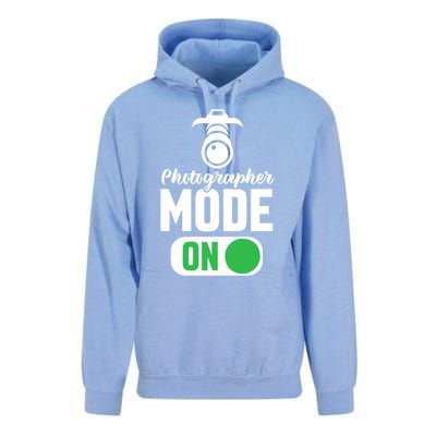 Photographer Mode On Funny Photographer Funny Gift Unisex Surf Hoodie